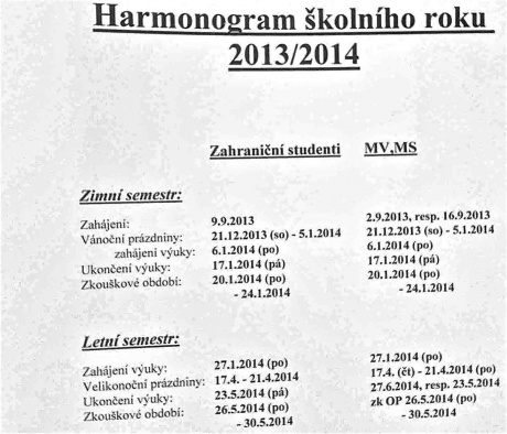 harmonogram